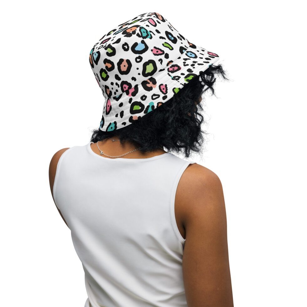 Reversible Bucket Hat Leopard - Image 6