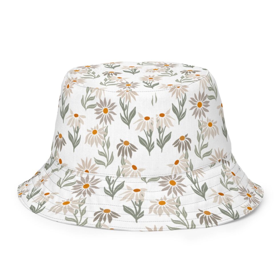 Reversible Bucket Hat Floral 2