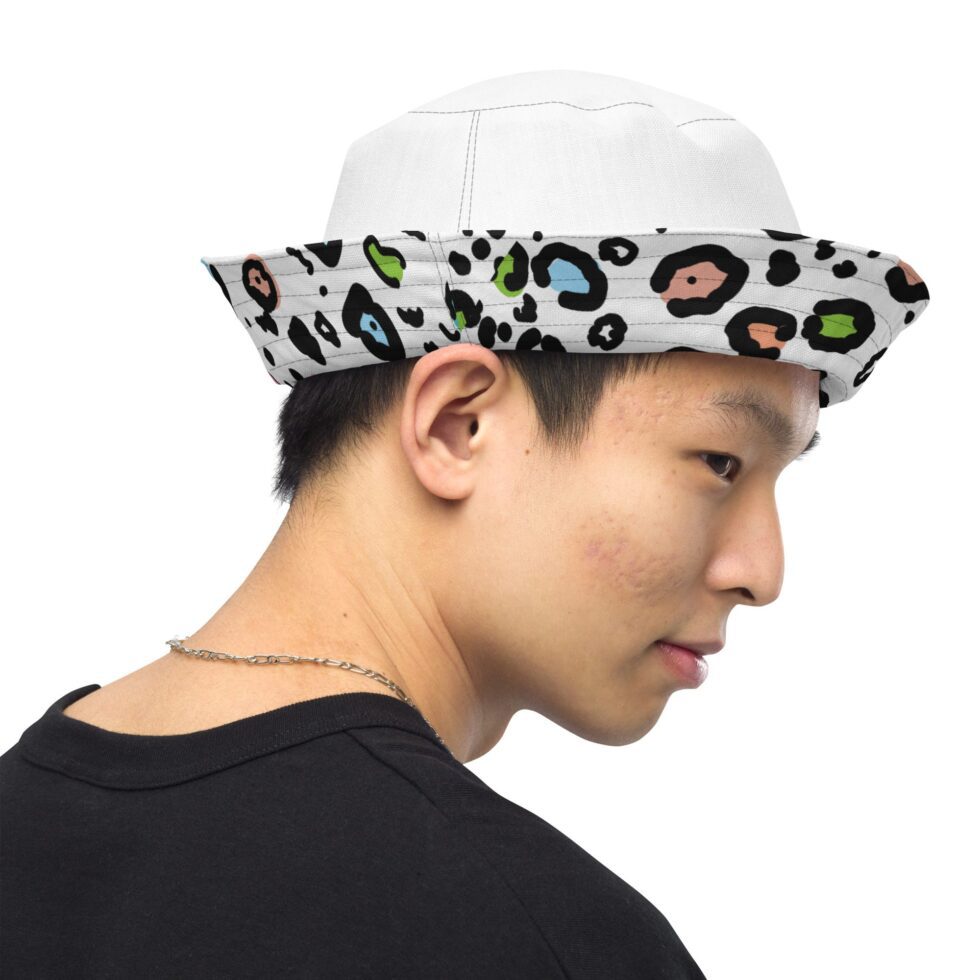 Reversible Bucket Hat Leopard - Image 3