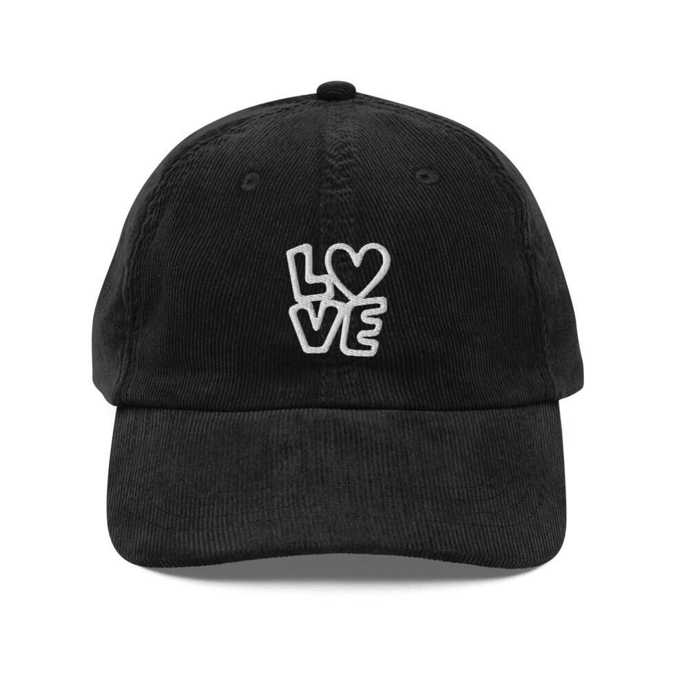 Vintage Corduroy Cap Love