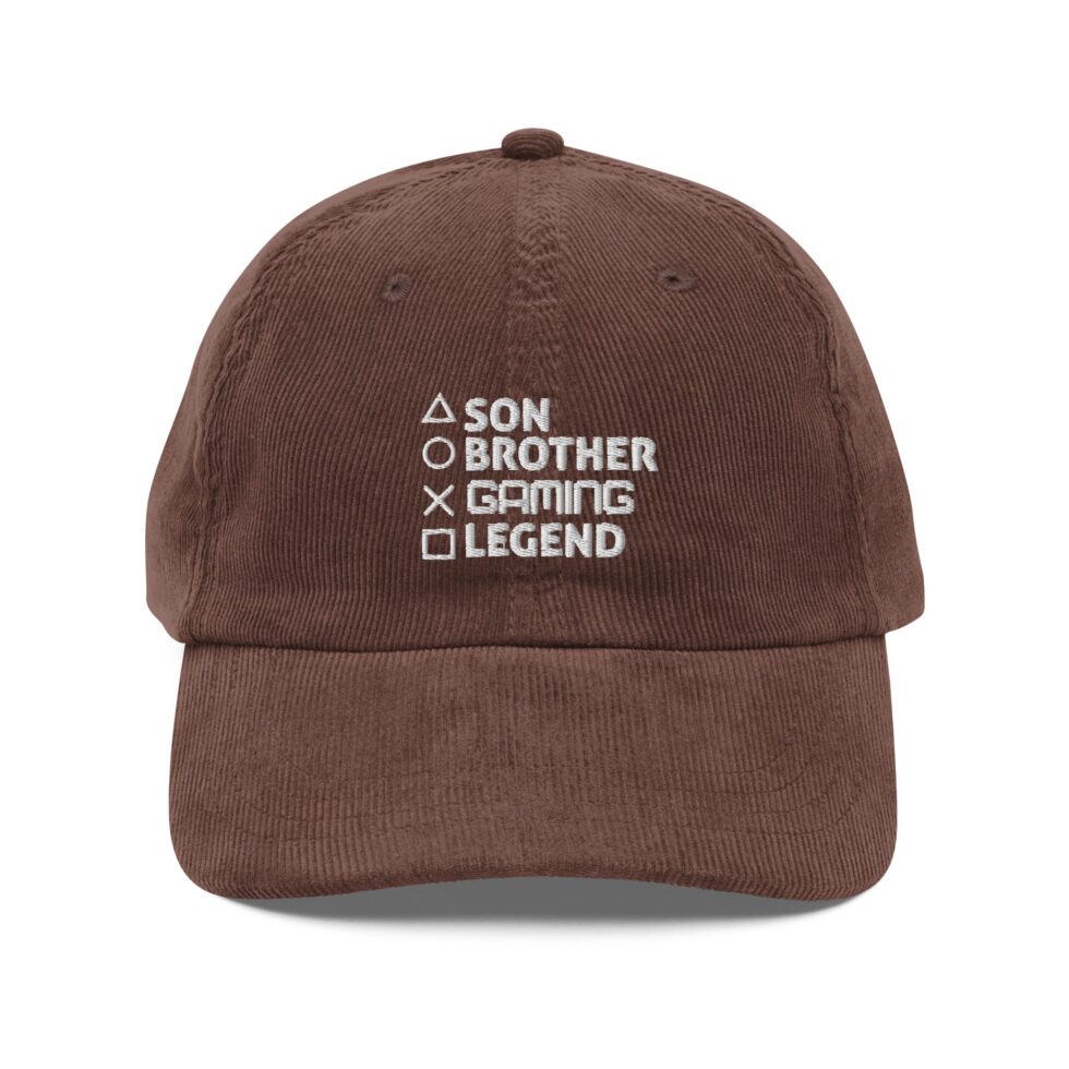 Vintage Corduroy Cap Gamer - Image 5