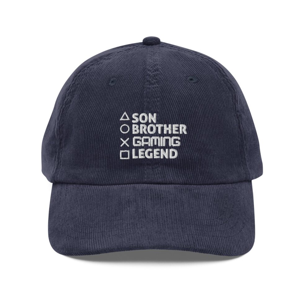 Vintage Corduroy Cap Gamer - Image 4
