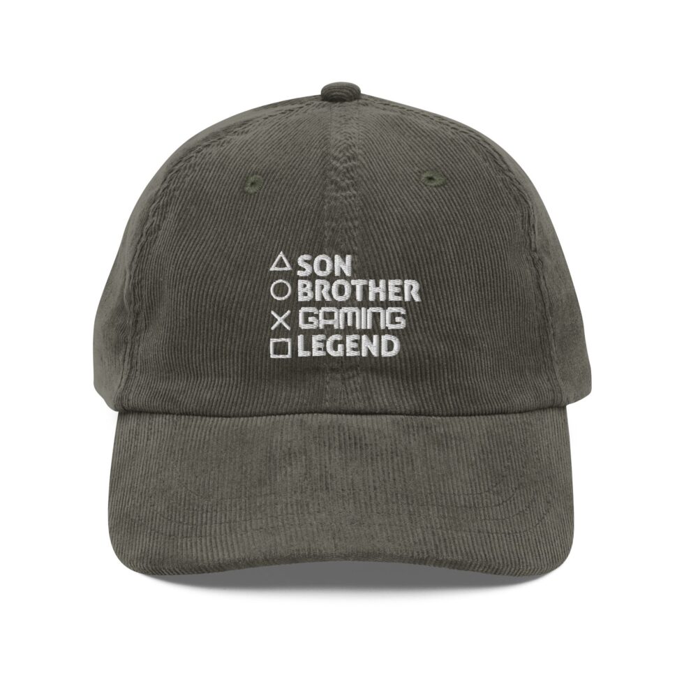 Vintage Corduroy Cap Gamer - Image 6