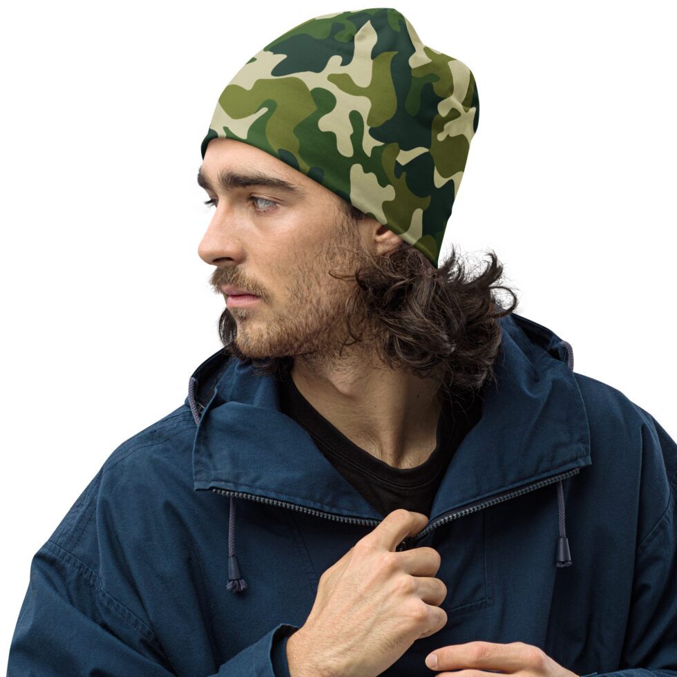 Green Camo Beanie - Image 3