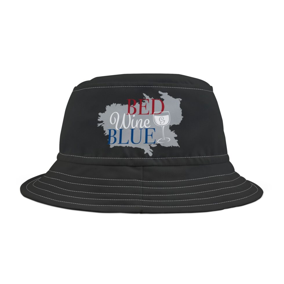 Bed Wine & Blue Bucket Hat - Image 5