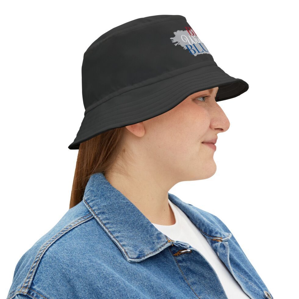 Bed Wine & Blue Bucket Hat - Image 3
