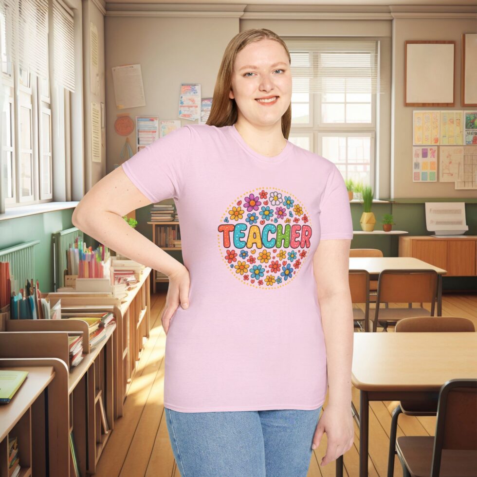 Teacher With Flowers - Image 3