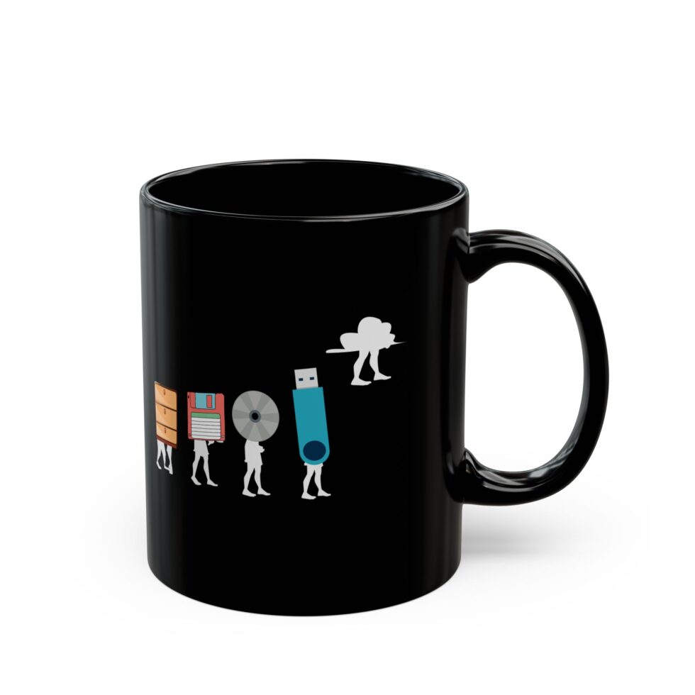 Fun Evolution Black Mug - Image 2