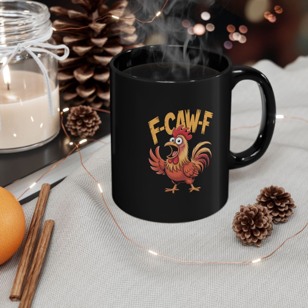 F Caw F Funny Mug - Image 3