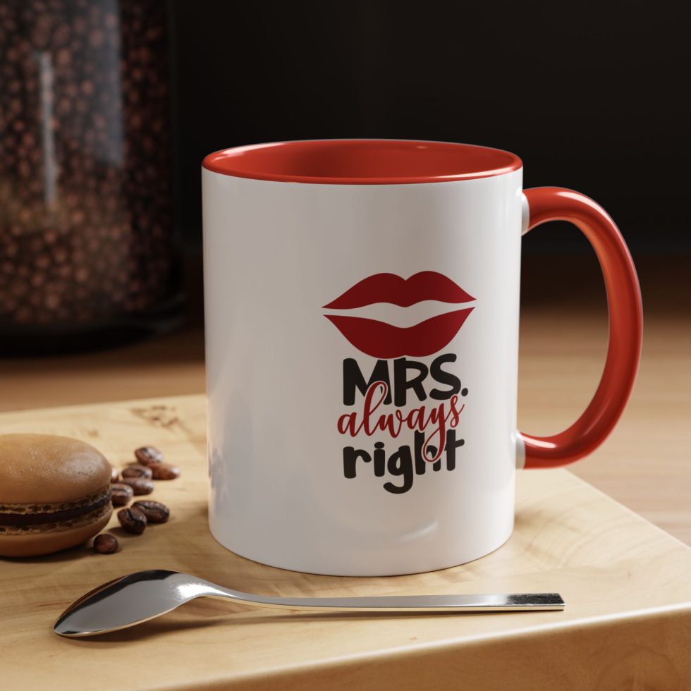 Mrs. Always Right Valentine Coffee Mug - Image 2