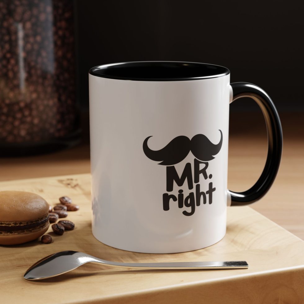 Mr. Right Valentine’s Day Coffee Mug - Image 2