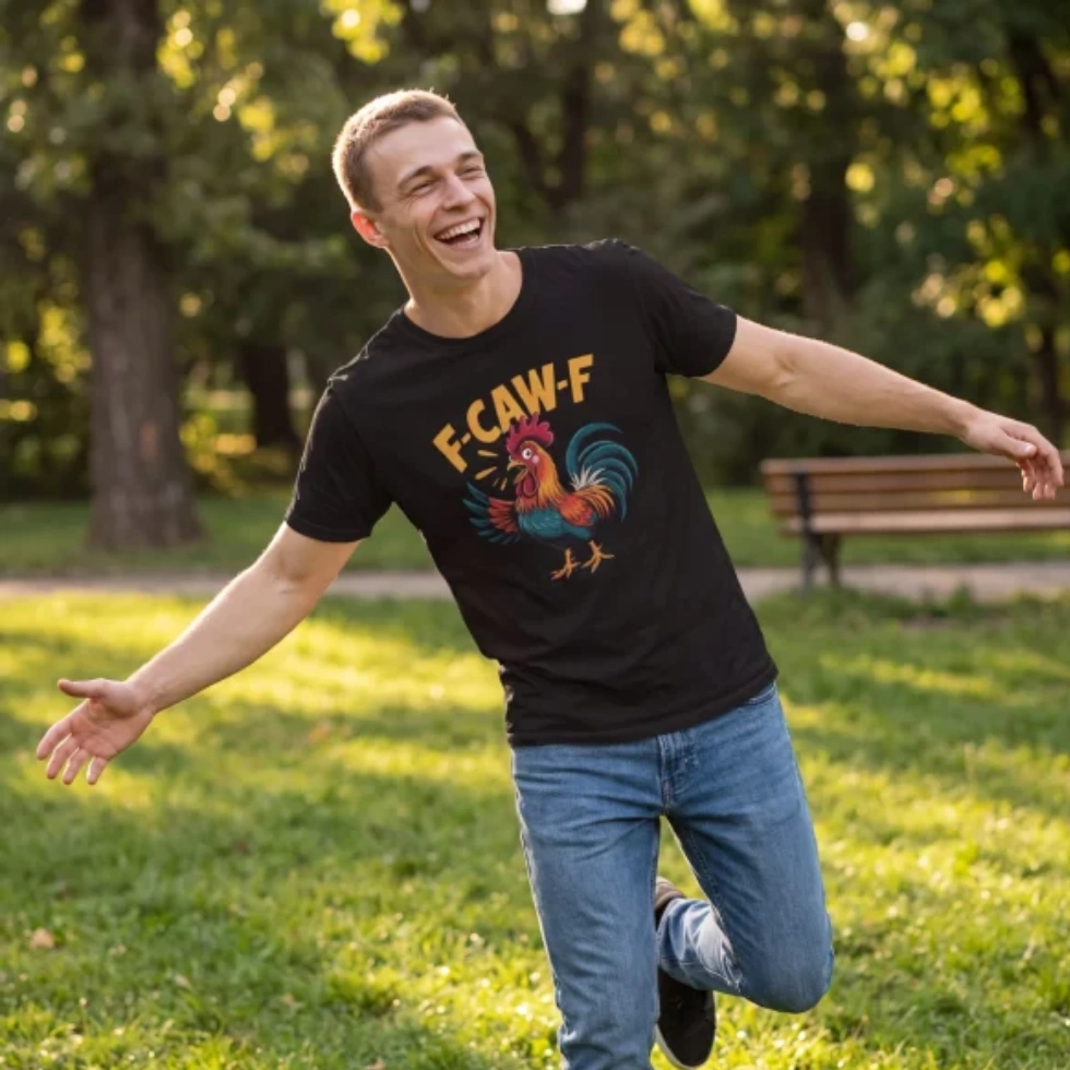 f caw f t-shirt